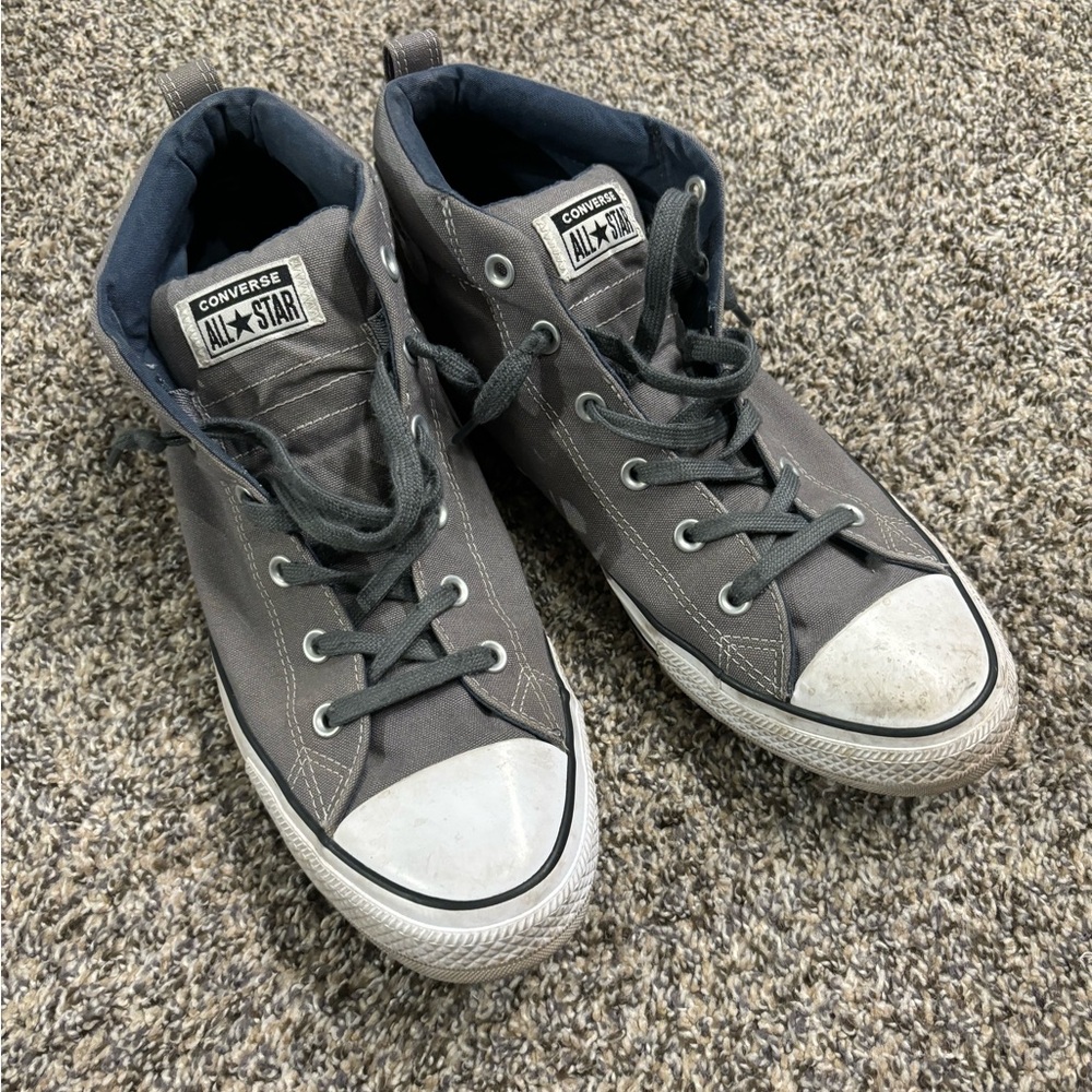 Converse Size 12 Gray All Star Shoes